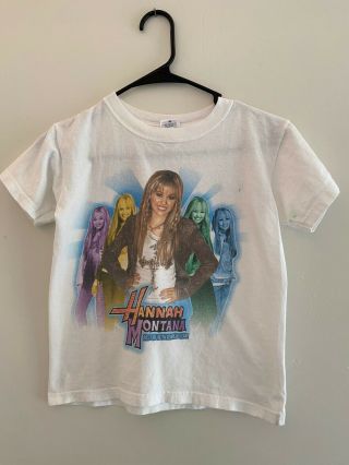 Vintage Hannah Montana Best Of Both Worlds Tee Shirt Kids Or Crop Top