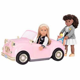 Our Generation By Battat - In The Drivers Seat Retro Cruiser - Doll Car & Acces.