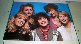 The Go Gos 1982 Vintage Group Poster Only One