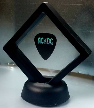 Ac/dc Guitar Pick Display Framed Rock Band Novelty Gift Present Malcolm Young
