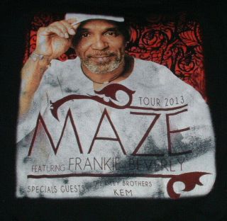 Maze T Shirt Xxl Frankie Beverly Tour 2013 The Isley Brothers