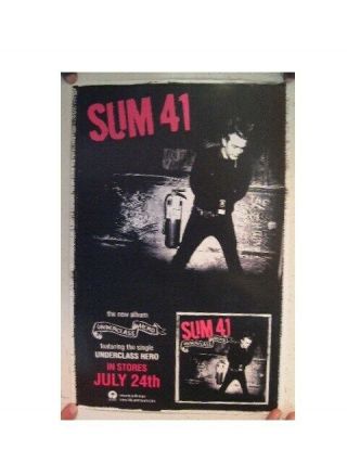 Sum 41 Poster Underclass Hero Sum41