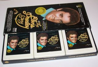 Vintage 1977 The Elvis Presley Story 8 Track Box Set DMS3 - 0263 - RCA 2