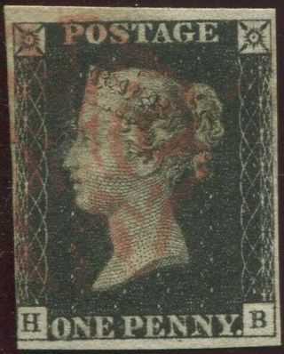 Great Britain 1840 1d Penny Black 