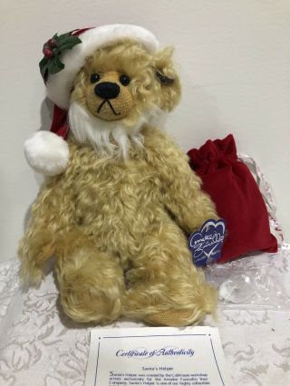 8 " Annette Funicello Bear Santa’s Helper Rare ’d 130/175 Rare Rare Rare