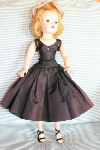 Madame Alexander Cissy Doll Tagged " Black Widow " Dress 1955 (no Doll)