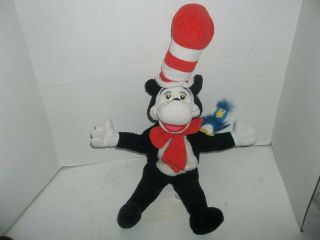 Stellar Gifts Dr Seuss Cat In The Hat And Whozit Hand Puppet Plush 20 " Tall