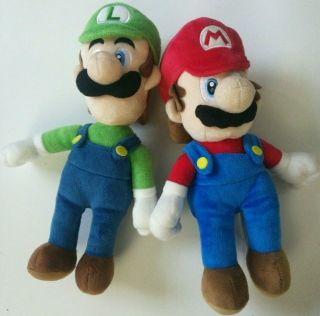 Mario & Luigi Official Nintendo Licensed 10 Inch Stuffed Plush Toy Usa
