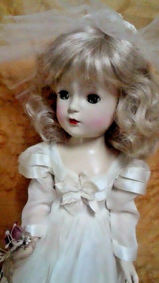 1950 Madame Alexander 18 Inch Wendy Bride Doll