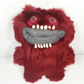 Fuggler Funny Ugly Monster Maroon Spin Master Plush Stuffed Animal