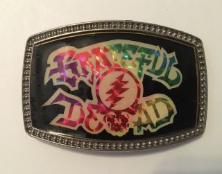 Vintage Grateful Dead Holographic Belt Buckle