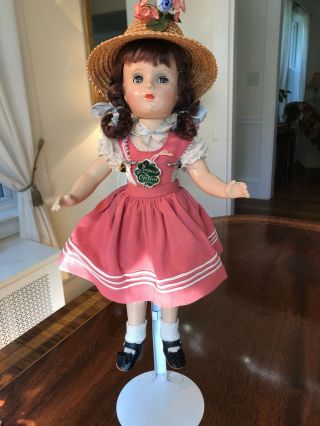 Antique Vintage Madame Alexander 14.  5” Margaret O’brien Doll Outfit Tag