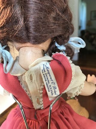 Antique Vintage Madame Alexander 14.  5” Margaret O’Brien Doll Outfit Tag 3