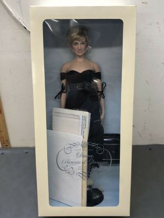 Franklin Diana Princess Of Glamour Limited Edition Portrait Doll