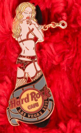 Hard Rock Cafe Pin Las Vegas Film Girl Porn Star Xxx Handcuff Lingerie Bondage