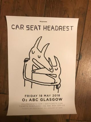 Car Seat Headrest 2018 Concert Poster