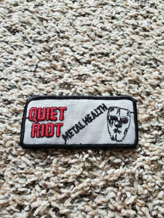 Quiet Riot Metal Health Vintage Patch Unworn