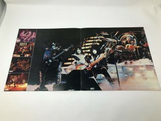 KISS VINTAGE ALIVE II L.  P/RECORD ALBUM INSERT BOOKLET ' THE EVOLUTION OF KISS ' 3