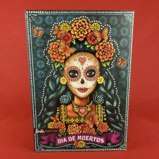 2019 Day Of The Dead Dia De Muertos Barbie Doll With Stand And