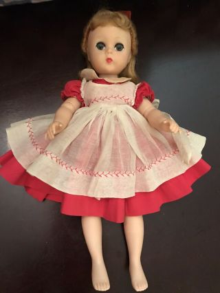 Madame Alexander 1956 11” Lissy Doll In Dress Tagged