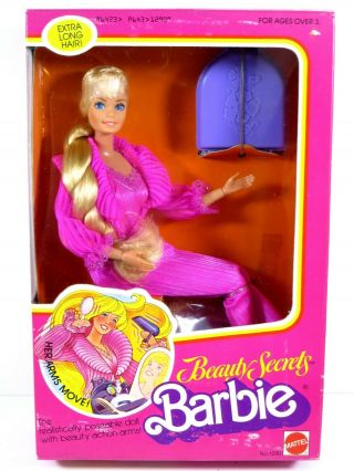 Nib Barbie Doll 1979 Beauty Secrets Vintage 1290