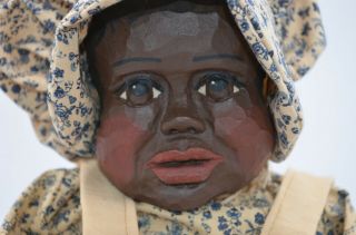 Maynard Arnett ' s Country Store African American Wood Resin Doll Ltd.  Edition No. 2