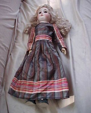 Antique 24 " German Bisque Doll - Adolf Wislizenus