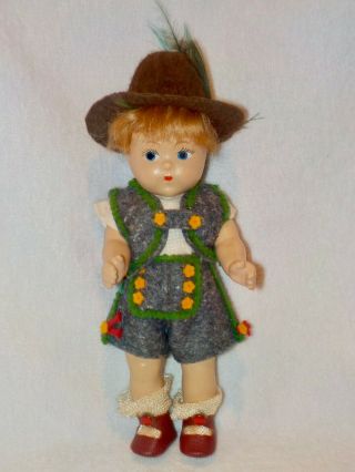 8 " Vintage Vogue Toddles Composition Boy Doll