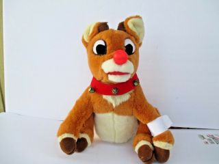 Gemmy 1998 Animated Singing Rudolph with Flashing Red Nose Nosed Reindeer 6985 2