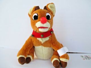 Gemmy 1998 Animated Singing Rudolph with Flashing Red Nose Nosed Reindeer 6985 3