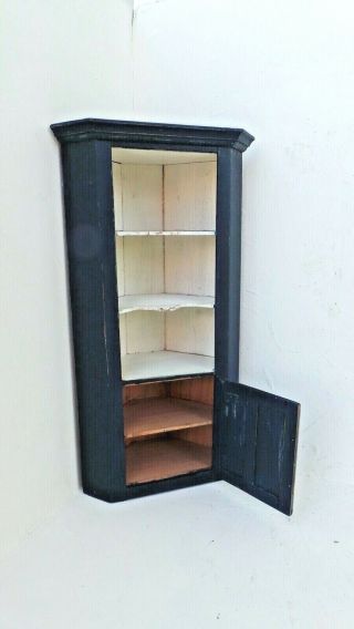 NR IGMA Artisan Barbara Vajnar Queen Anne Style Corner Cupboard in 1:12 scale 2