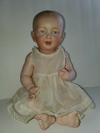 14” Character Kestner German Bisque Solid Dome Head Baby Doll ☆ Adorable