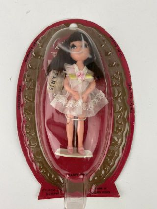 Vintage Uneeda Tiny Teen Mini Doll 5 " Party Time Model 76000 In Pac