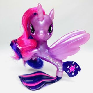 My Little Pony The Movie Twilight Sparkle Seapony Glitter Brushable G4 G4.  5 Mlp