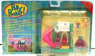 Ultra Rare Polly Pockets Playground With Polly & Baby Nos