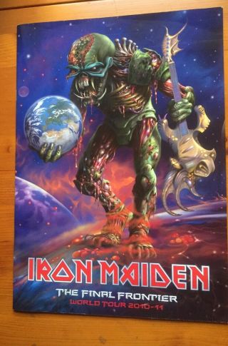 Iron Maiden Final Frontier 2010 - 2011 World Tour Programme In Ex