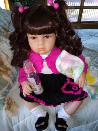 28  Realistic Reborn Baby Doll Silicone Newborn Lifelike Girl Toddler