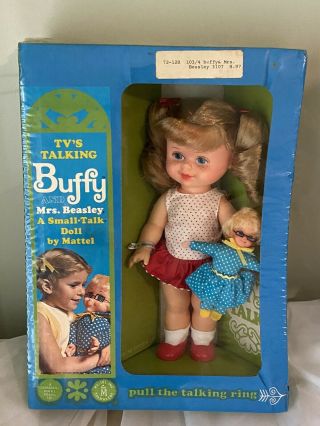 Mib Mattel Talking Buffy & Mrs Beasley Dolls Family Affair Tv Show 1967
