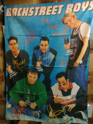 Vintage Backstreet Boys Textile Poster Flag