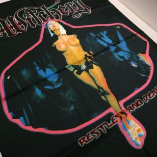 Vintage WITCHERY 1999 TEXTILE POSTER FLAG thrash metal black 3