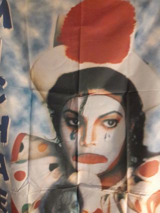 Vintage MICHAEL JACKSON 80s 90s TEXTILE POSTER FLAG 2