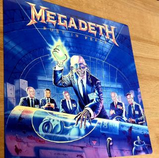 Megadeth - Rust In Peace - 12x12 Inch Metal Sign