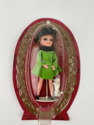 Vintage Uneeda Winter Time Tiny Teen Mini Doll 5 " Party Time Model 76000