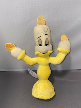 9” Disney Sparkle Flames Lumiere Beauty And The Beast Candlestick Plush Doll Toy