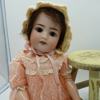 Antique Simon & Halbig S&h Bisque Doll Brown Sleepy Eyes 540 Germany