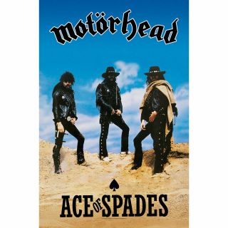 Motorhead Ace Of Spades Premium Textile Poster Fabric Flag
