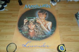 Marillion - Lavender Record Shop Promo Poster 50 X 65 Cm Rock Pop Ex