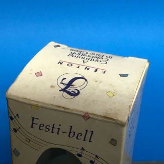 Fenton Christmas Frosty Snowman Winter Musical Hand Painted Festi - bell 2