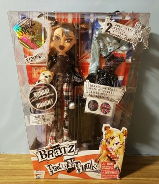 Rare Nib Bratz Pretty - N - Punk Yasmin Doll,  Destination 2 World Nrfb