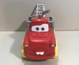 Disney Pixar Cars Rescue Squad Mater Hydro Wheels Fire Truck Tub Bath Toy